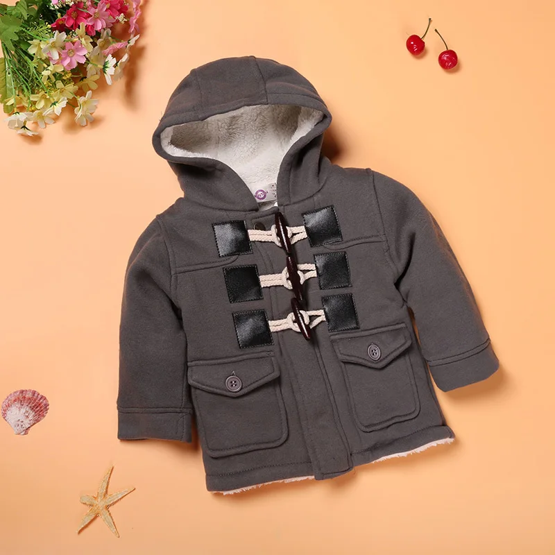 Kids warm Winter Coats Baby Boys Outerwear Parka Jacket Boy cotton Down Parkas 6M 12M 2 3 4 5 years |