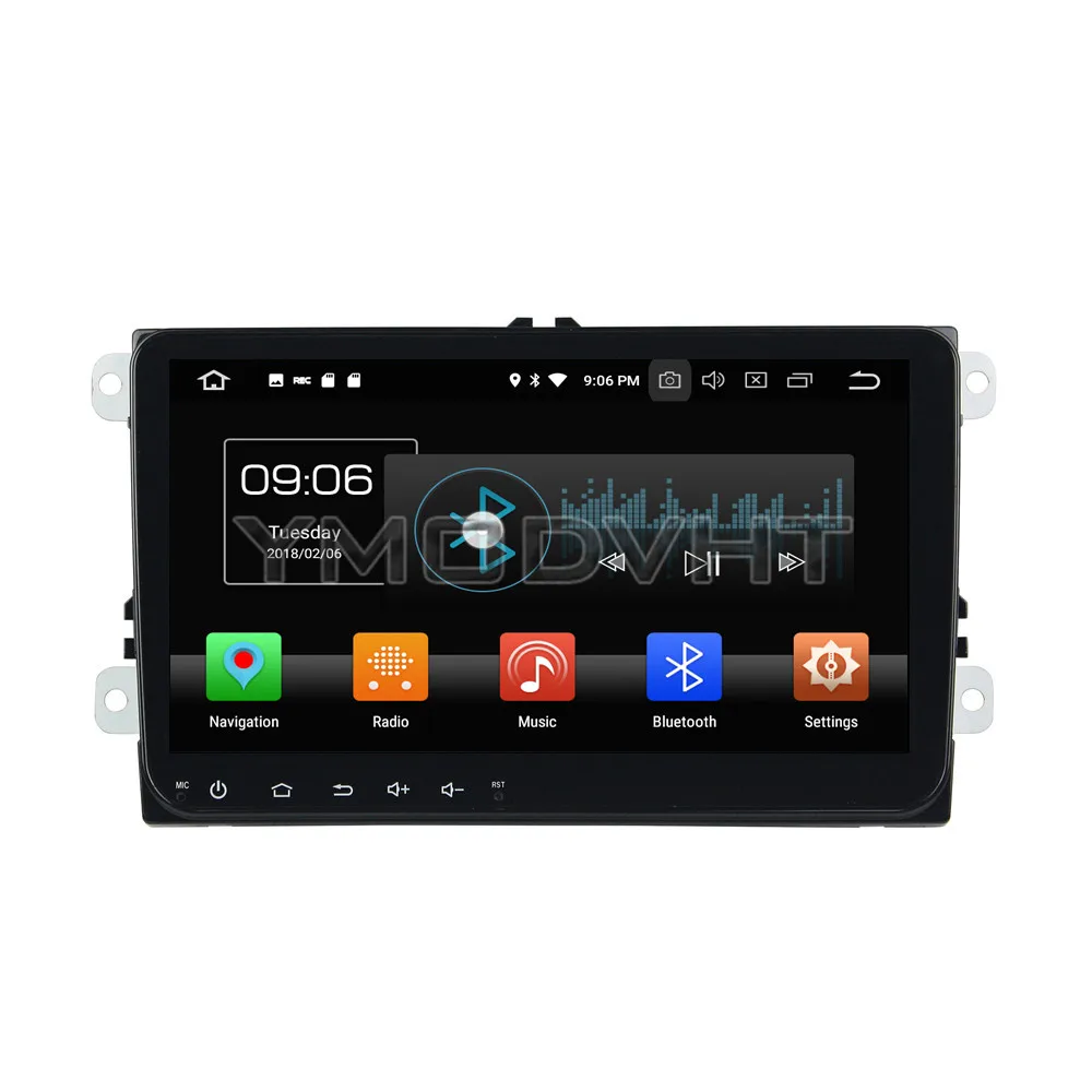 YMODVHT 9 дюймов 1024*600 Android 8 0 Восьмиядерный PX5 4 Гб ОЗУ 32 ПЗУ автомобильный DVD плеер