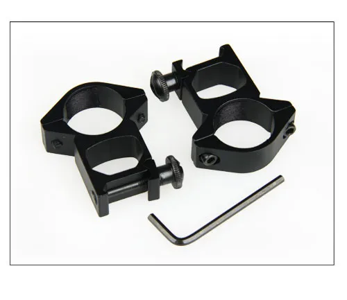 

25mm 1 Inch 1" Ring Weaver/Picatinny Scope Rail Mount for Flashlight 20mm Rail Base