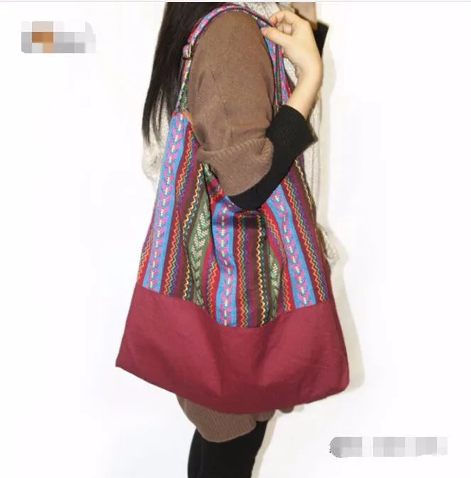 1 шт. женская сумка мессенджер из хлопка и текстиля|bag women handbag|women handbagsmessenger bag |