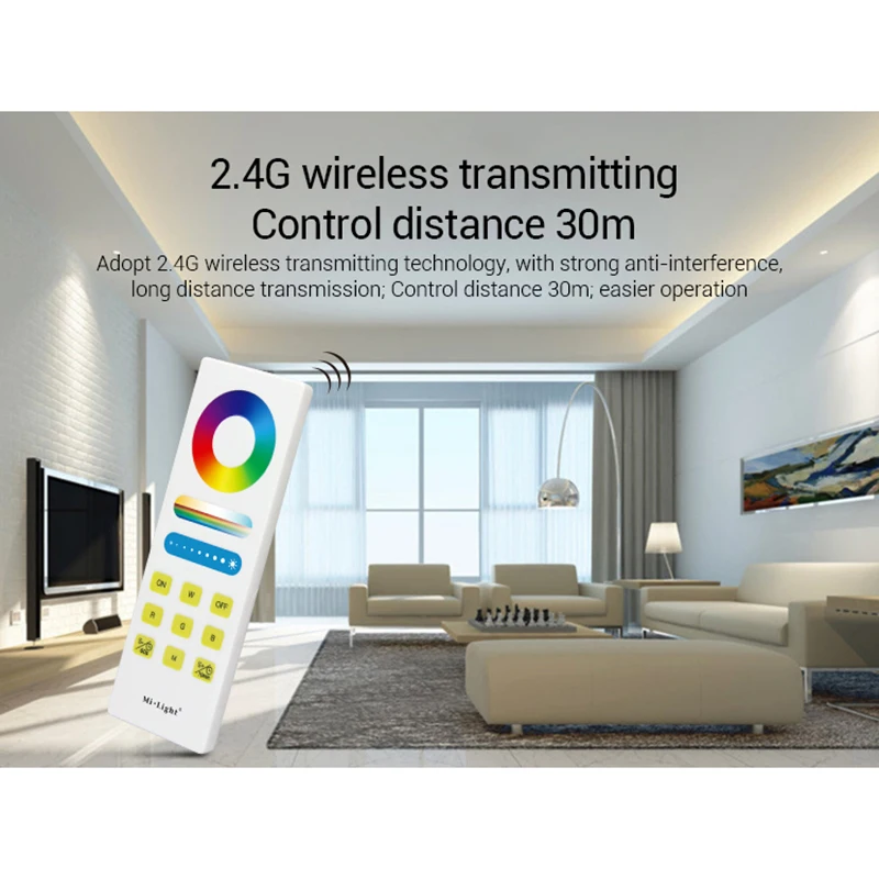 Mi light FUT045A 2 4G RF Milight RGB + CCT RGBWW умная светодиодная система дистанционного управления