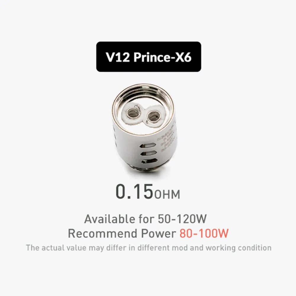Volcanee 3 шт. V12 Prince Coil M4 Q4 X6 T10 Core для V12 Prince Tank Atomizer Vape сменная катушка головки ядер VS uforce t2 Coil