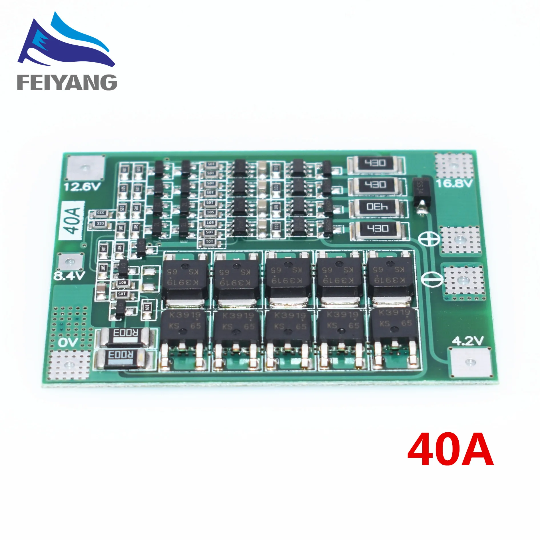 10 шт. 4S 40A литий-ионная литиевая батарея 18650 зарядное устройство PCB плата защиты BMS с балансом для электродвигателя 14,8 в 16,8 в ячеечный модуль