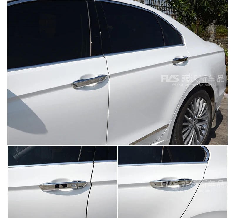 Для VW Passat B8 хромированные чехлы с ручками Набор отделки 4 Volkswagen MK8 2016 седан вагон