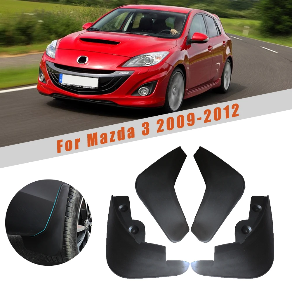 Передние и задние брызговики для Mazda 3 Хэтчбек 2009 2010 2011 2012 Брызговики крыла |
