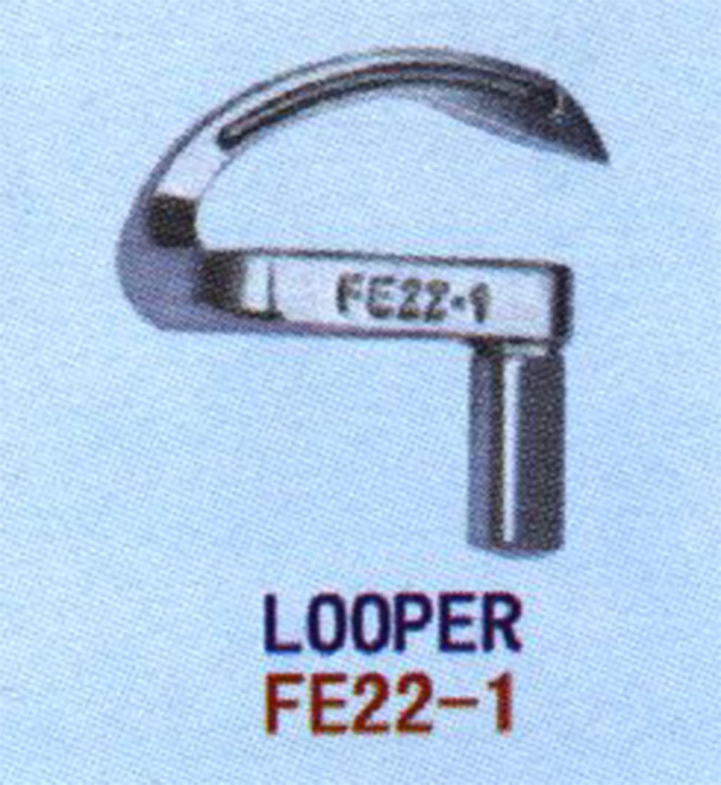 FE22 1 Looper подходит для FW777 изогнутые иглы сгибания промышленные швейные машины