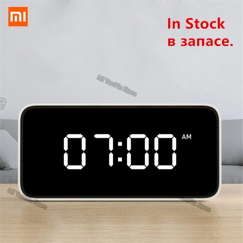 В наличии оригинальный Xiaomi mijia xiaoai смарт будильник для голосового вещания