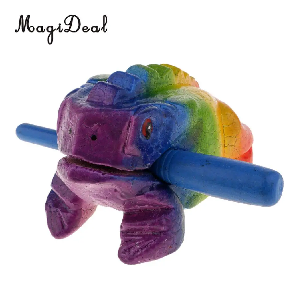 Тайские резные деревянные лягушки Guiro Rasp звучание игрушка музыкальные