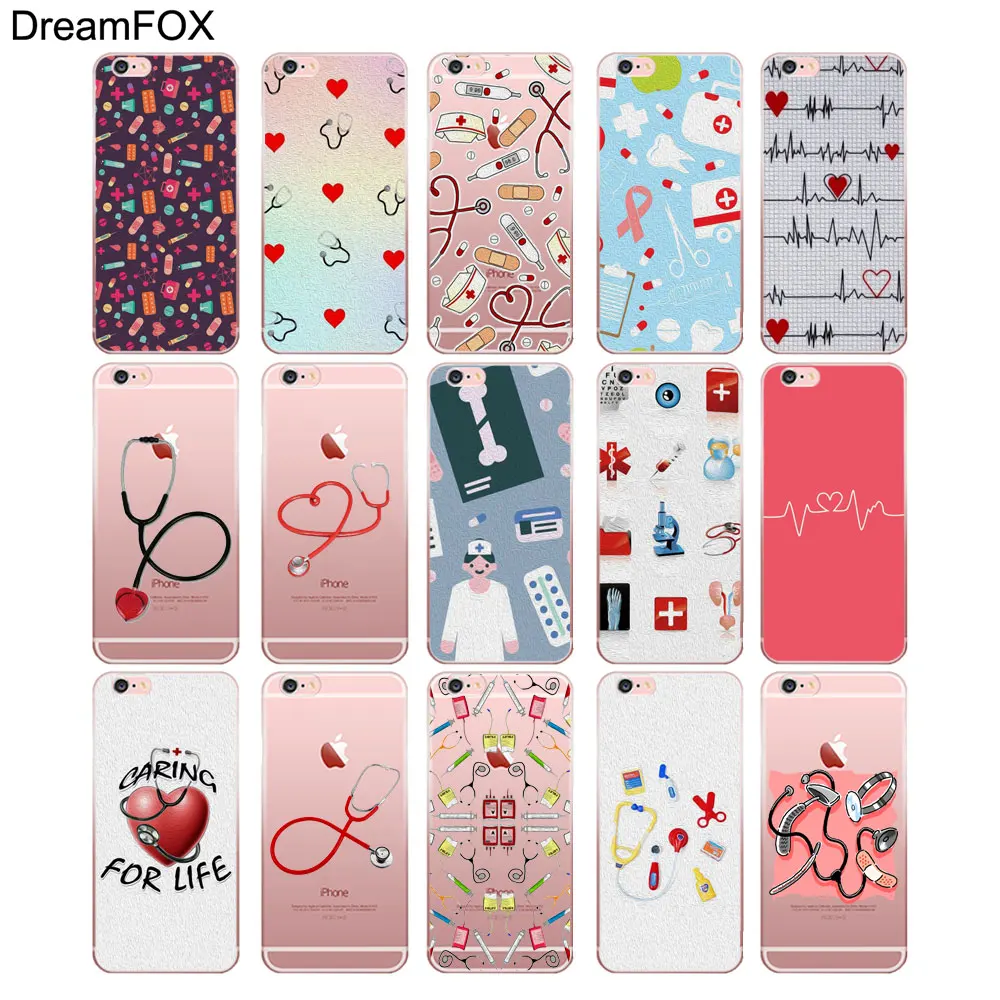 DREAMFOX M271 медицинская медицина Мягкий ТПУ силиконовый чехол для Apple iPhone 11 Pro X XR XS Max 8