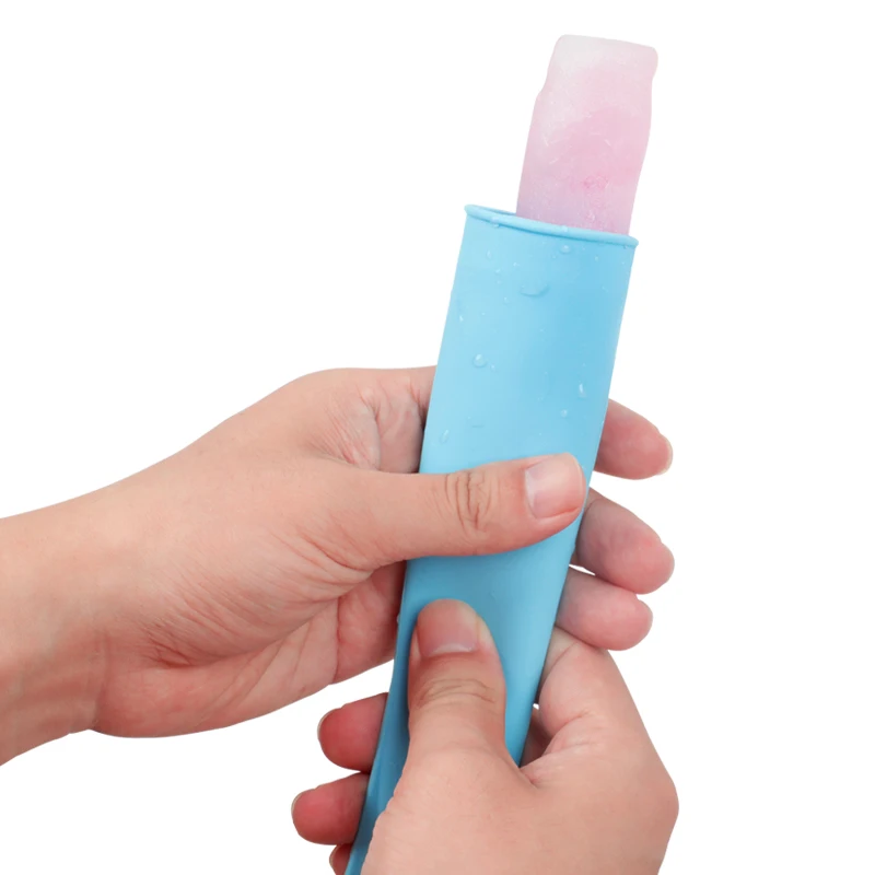 Delidge 1pc Popsicle Ice Cream Mold Silicone Diy Fruit Popsicle Fruit Sugar Pudding Mold Ice Cream Making Tools