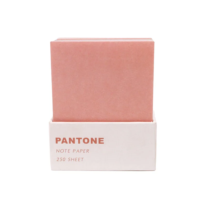 Pure Color Mini Plain Paper Notes 7.5*9.5cm Memo Pad Gift 250 Sheets