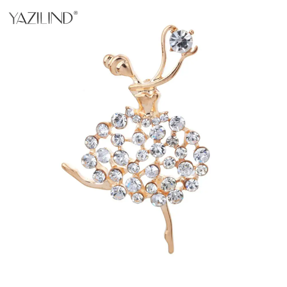 Балетная танцовщица балерины броши для женщин и девочек Cachecol булавка хиджаба