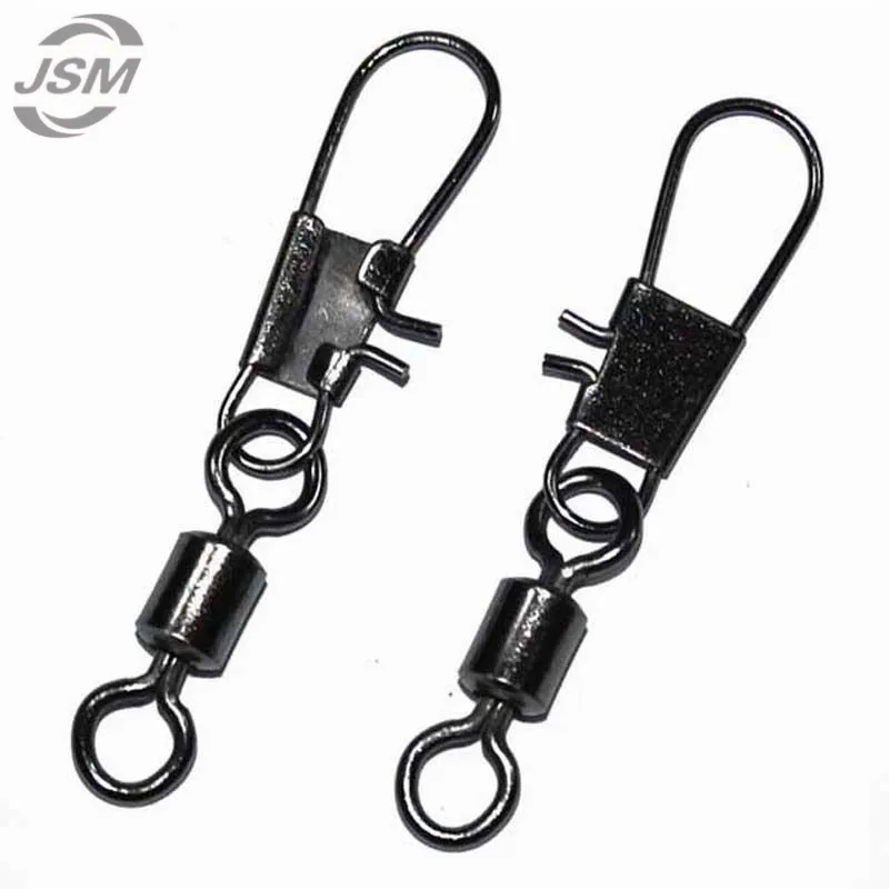 JSM 100 шт. шарнирное крепление для рыбалки с блокировкой морской размер 2 3 4 5 6 8 10 |