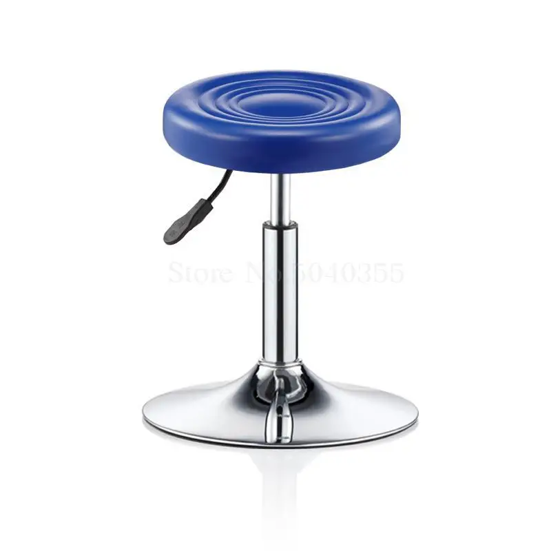 Bar stool bar chair rotating lift back home high stool round stool fashion creative beauty stool swivel chair - Цвет: unit cm  22