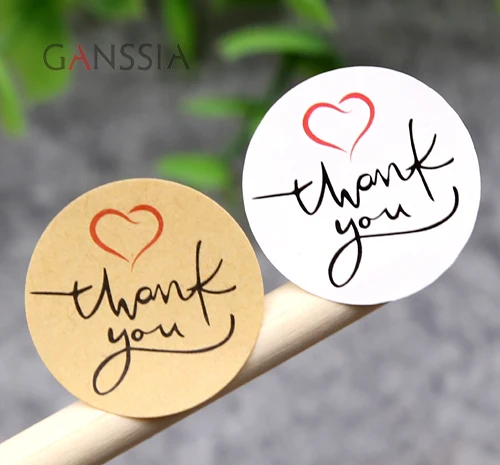 

160 шт./лот, диаметр: 2,5 см, прекрасная бумажная наклейка с надписью «Thank You Heart», для пекарни, торта, печать, Подарочные наклейки, товары для упак...