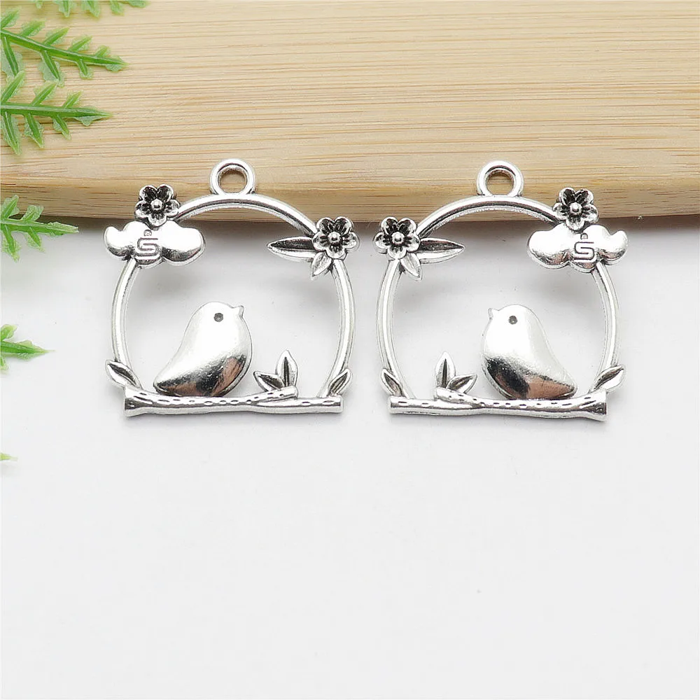 Опт подвески в виде птичьей клетки 33 шт./лот ювелирные детали DIY Подвески для