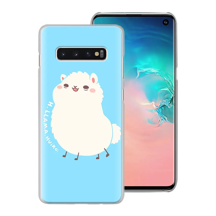 Милый ламы Альпака чехол для телефона для samsung Galaxy S10e S10 плюс S7 S8 S9 Plus, Note 8, 9, 10, плюс S10 5G M20 M30 жесткий чехол Coque