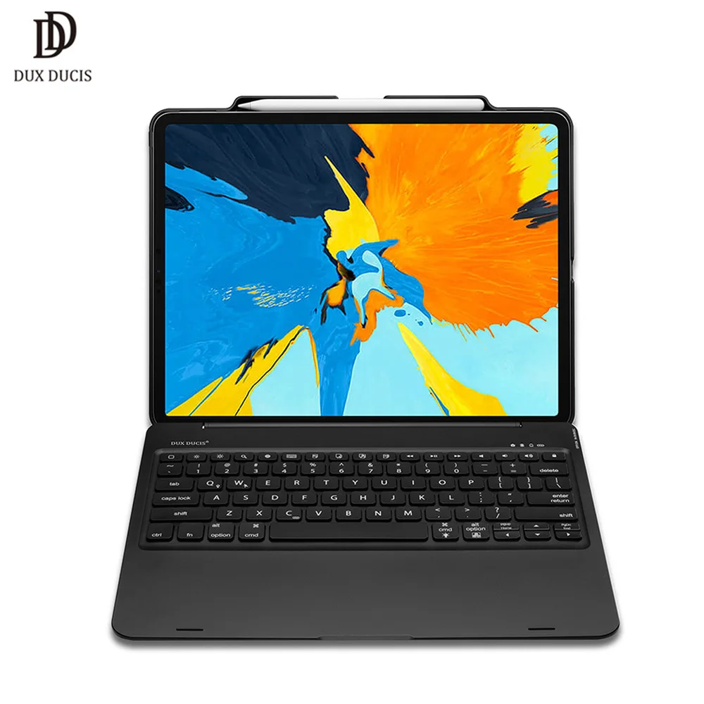 DUX DUCIS флип беспроводной Чехол для iPad Pro 12 9 2018 Смарт Bluetooth клавиатура планшет чехол