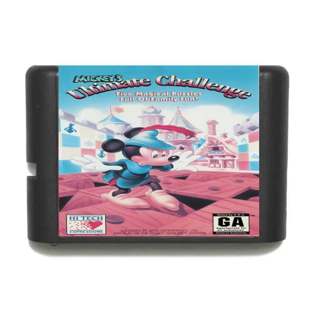 Конечная задача микки 16 бит MD игровая карта для Sega Mega Drive Genesis|Картриджи| |