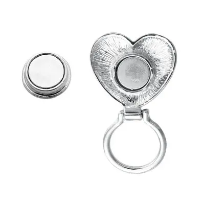 Senfai Новое поступление модное розовое Хрустальное Сердце держатель с магнитным