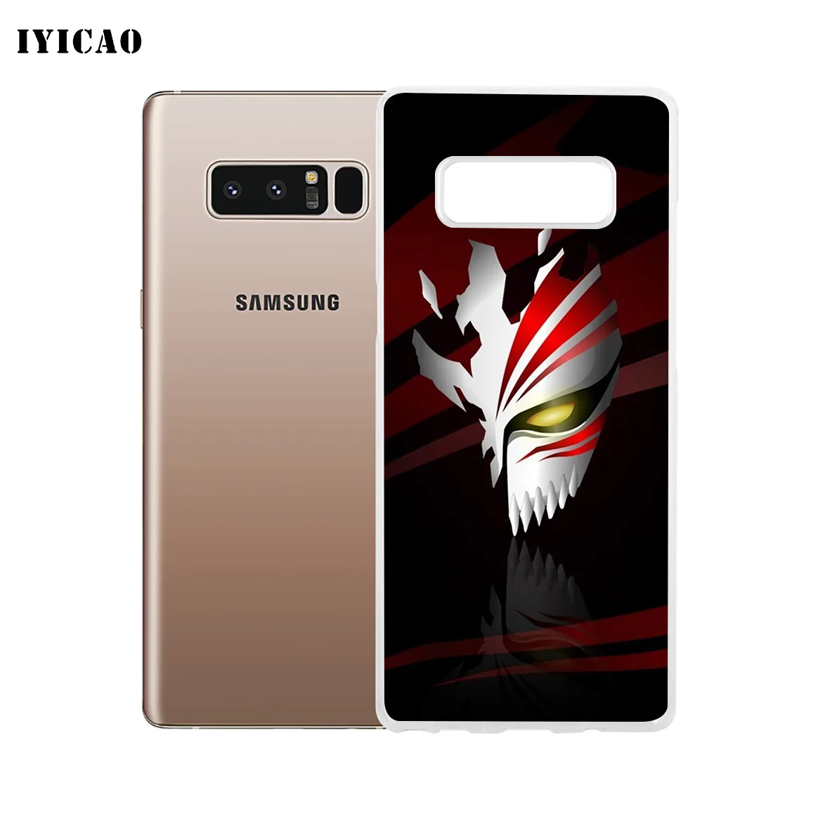 IYICAO BLEACH ichigo маска мягкий силиконовый чехол для телефона Samsung A5 A6 Plus A7 A8 A9 J3 J5 J7 Note 8 9