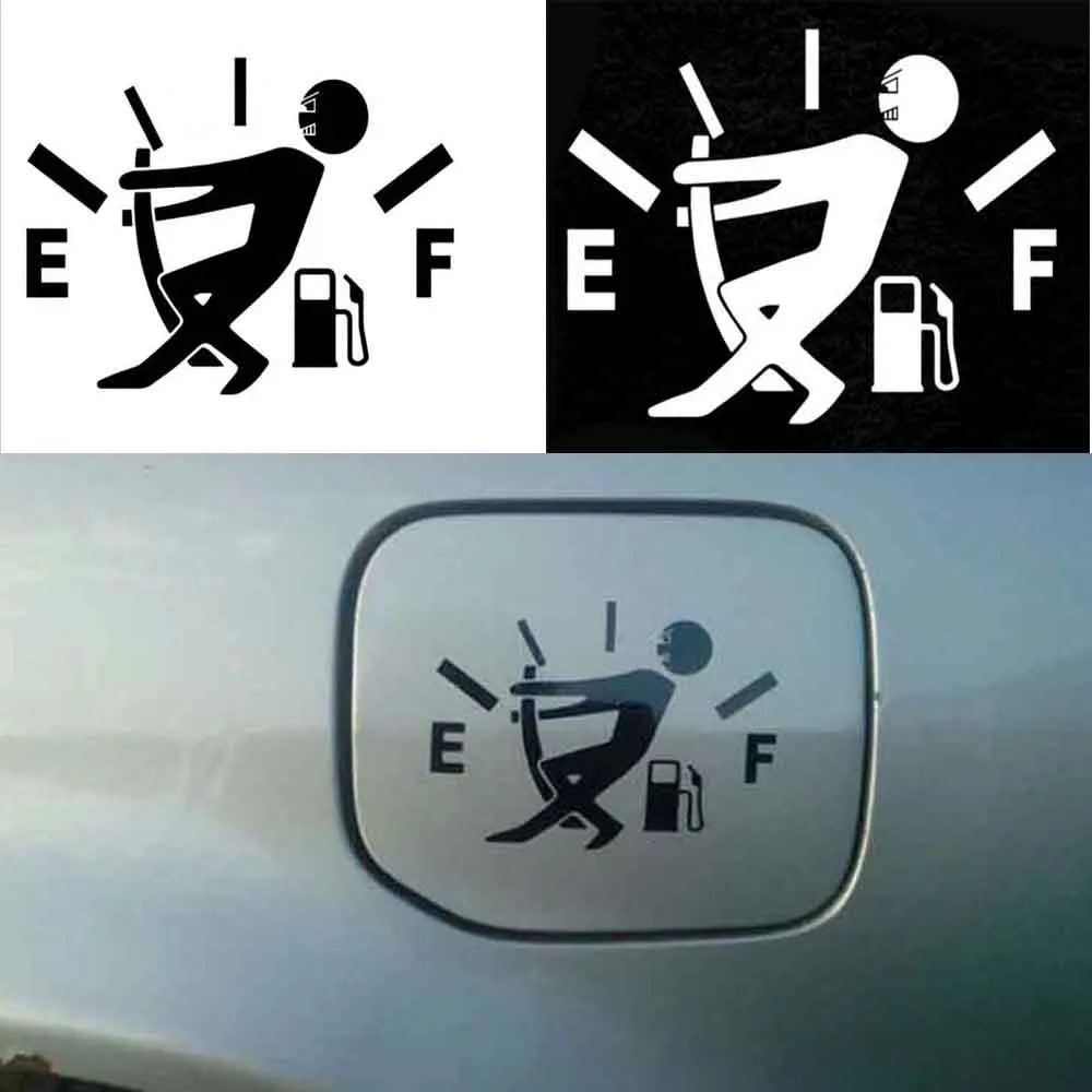 Забавные автомобильные наклейки крышка крышки топливного бака потребляемая газ