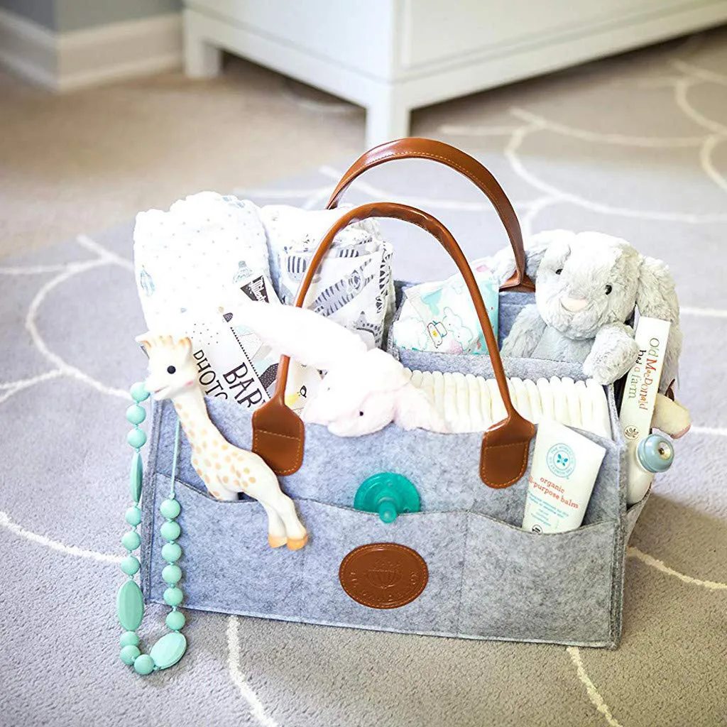 Корзина для хранения подгузников младенцев салфетки детских сумка-Органайзер