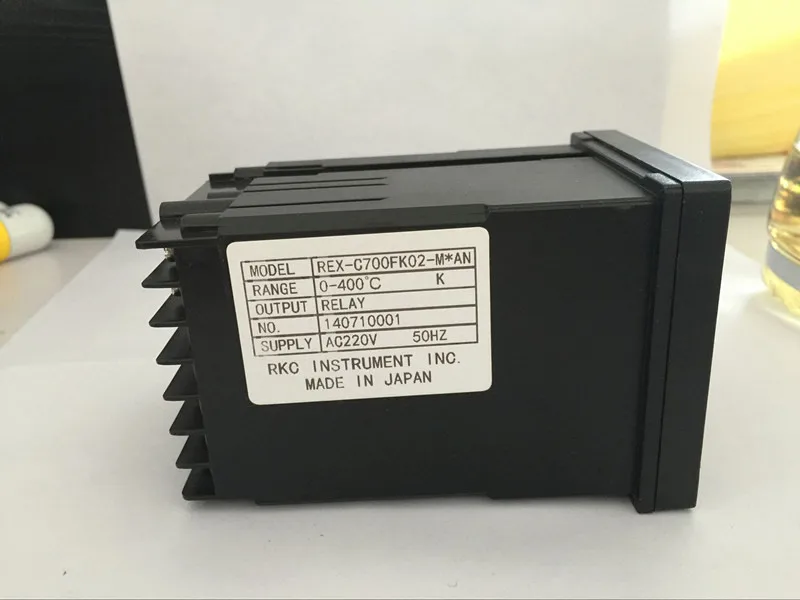 Цифровой PID 100-240VAC REX C700FK02-V* регулятор температуры 0-400C выход SSR+ k 1 м M6 термопара+ SSR40DA 40A+ радиатор