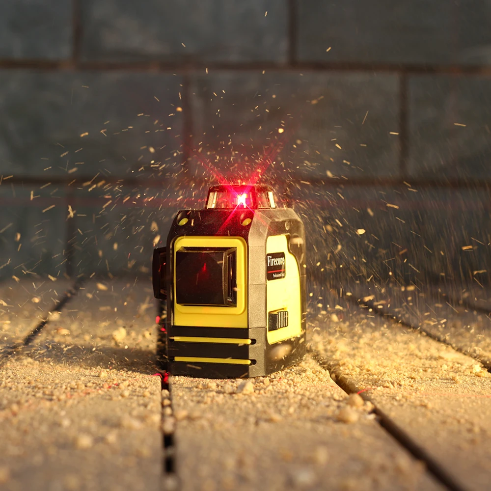 FIRECORE 12 линий 3D F93TR лазерный уровень Авто самонивелирующийся 360 горизонтальный и