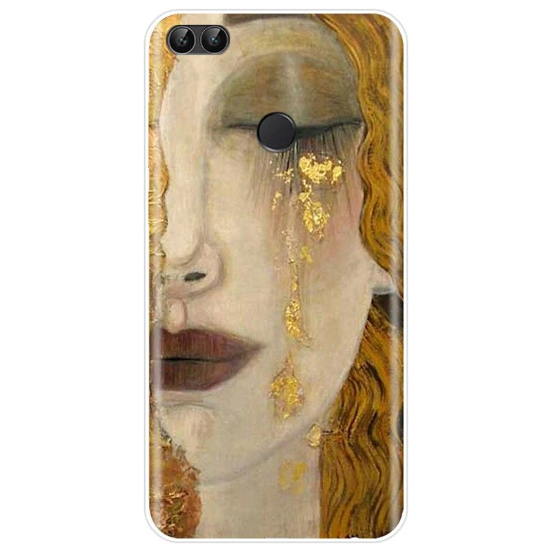 Мягкий силиконовый чехол-книжка Kiss by Gustav Klimt из ТПУ чехол для Huawei P9 P10 P20 PLUS P20 P30 PRO P8 P9 P10 P20 P30 lite P smart