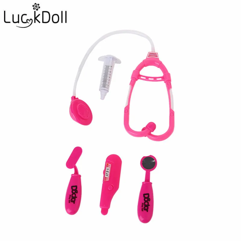 LUCKDOLL доктор Косплей Костюм подходит 18 дюймов Американский 43 см Кукла одежда аксессуары, игрушки для девочек, поколение, подарок на день рождения