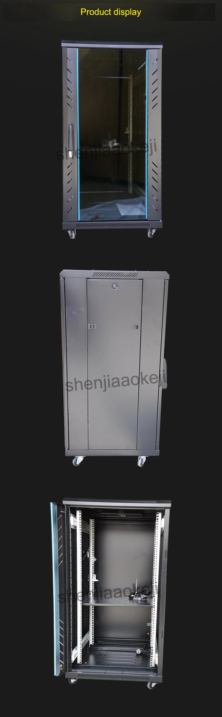 Высококачественный холоднокатаный стальной сетевой шкаф G26622 22U шкаф 1,2 м контрольный шкаф сетевой шкаф 22U 1 шт