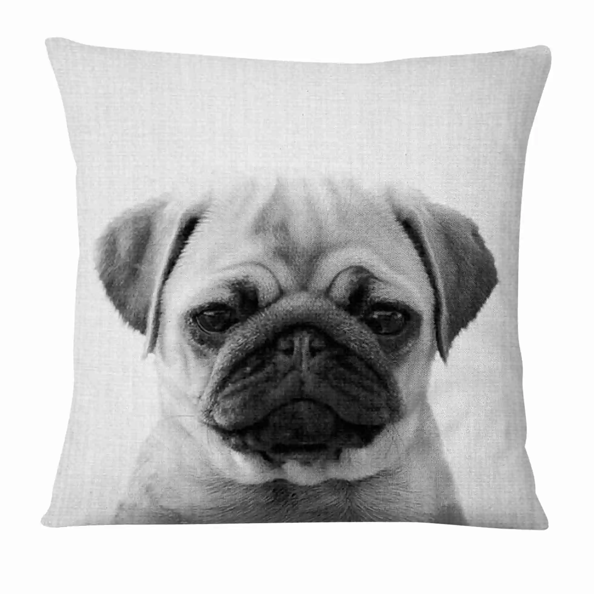 Ретро животное Фильм печатные декоративные Чехлы для подушек черно белые арт