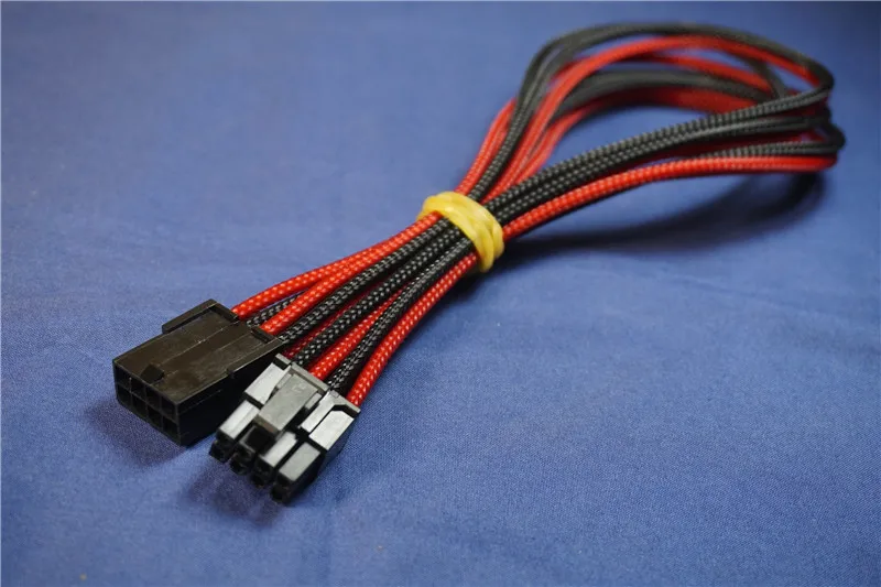 1 шт. удлинитель PCIe PCI-E GPU 8 контактов гнездо-штырь 6 + 2 гибкий термостойкий