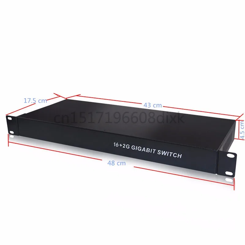 Ethernet коммутатор 16 портовый 10/100 Мбит/с и 2 порта gigabit sfp сетевой коммутатор 16 портовый RJ45 переключатель