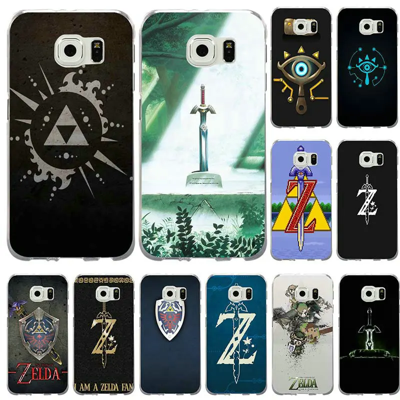 Легенда Zeldas Логотип сотовый Чехол для телефона тонкий мягкий ТПУ samsung Galaxy Note 3 4 5 8