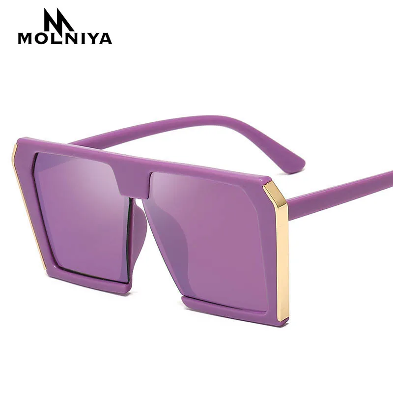 Женские винтажные солнцезащитные очки кошачий глаз большие квадратные размеры 90