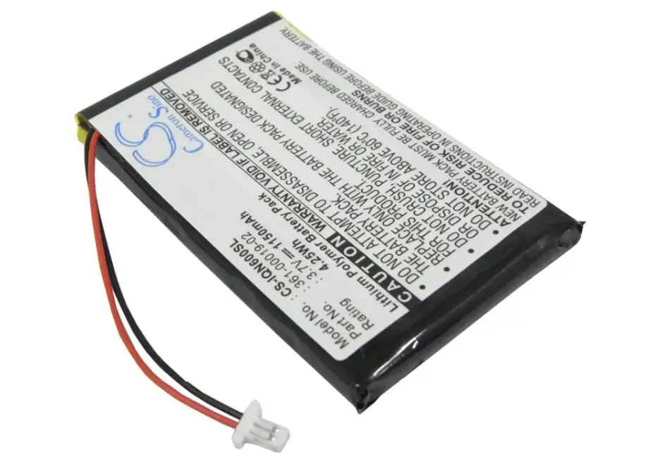 Аккумулятор Cameron Sino для GARMIN Nuvi 600 610 650 660 FM 670 680 010-00455-00 010-00540-70 361-00019-02 1150 мАч |