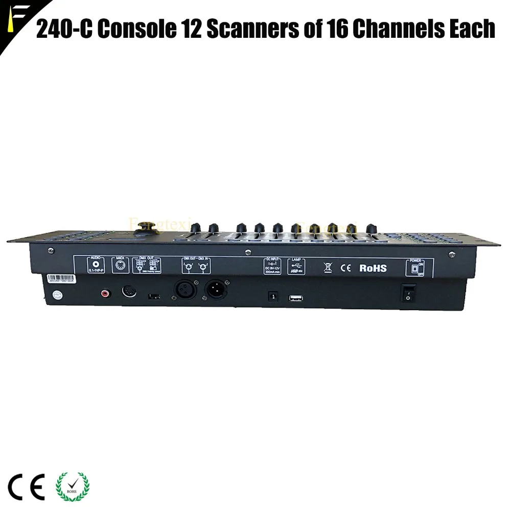 Контроллер DMX для диммирования джойстик XY Master Console 240C 12 сканеров по 16 каналов