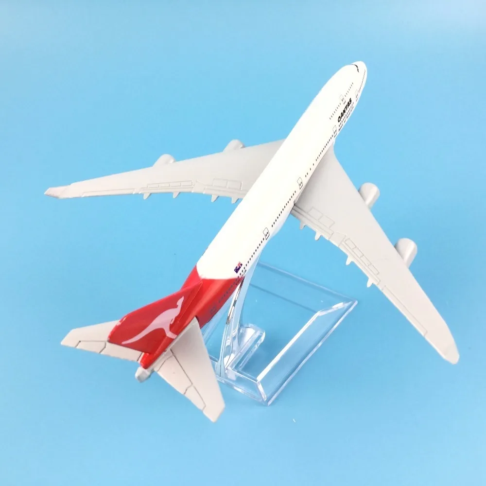 JASON TUTU 16 см Qantas Boeing 747 модель самолета Модель аэроплана самолет Литые