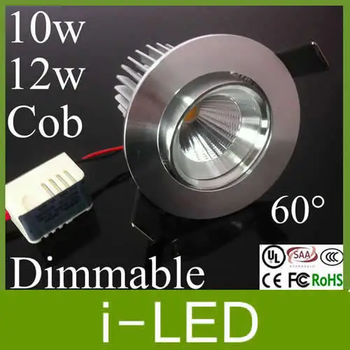 Испания Стиль COB светодиодный светильник 10 Вт 12 Cree с регулируемой глубиной вниз