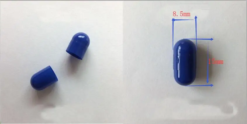 5000pcs10000pcs Size00 # пустые шорты Цветной желатин лекарственное средство порошок