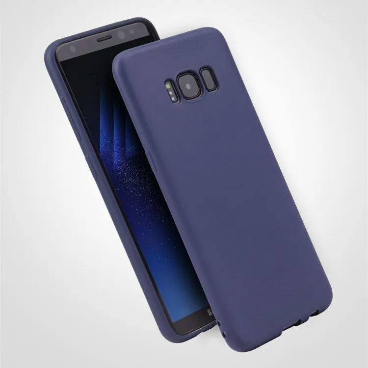 Ультратонкий матовый Мягкий силиконовый чехол для Samsung Galaxy s6 Edge s7 s5 s8 s9 Plus Чехлы |