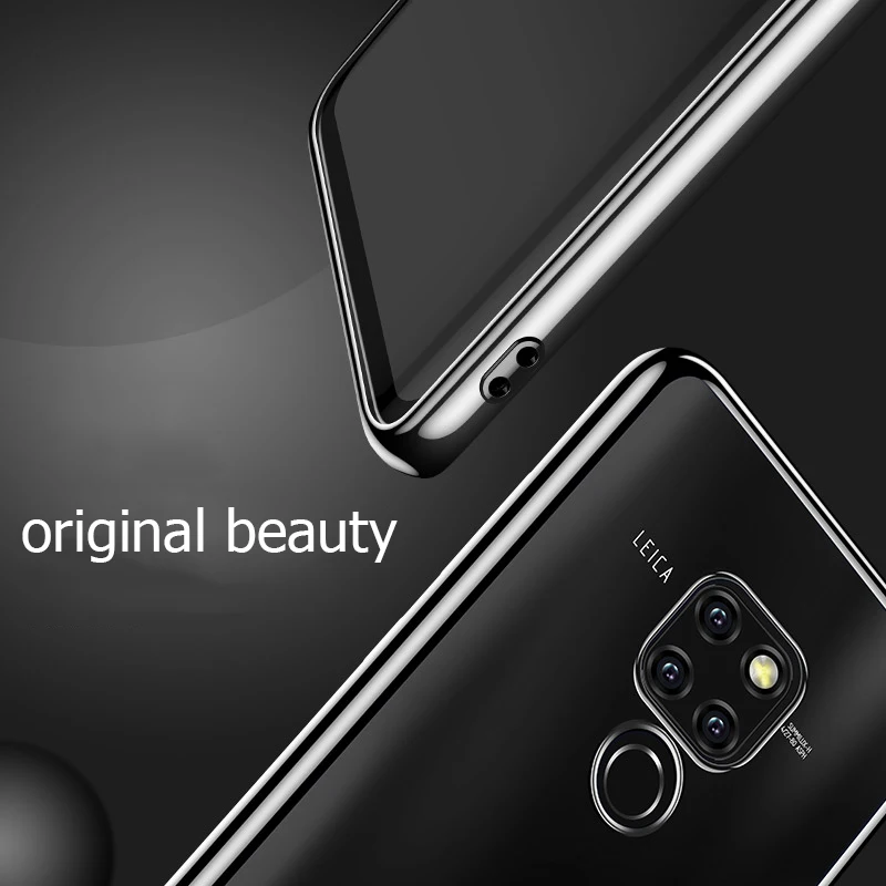 Чехол для huawei mate 20 Pro, роскошный чехол с лазерным покрытием из ТПУ для huawei mate 20, мягкий прозрачный Силиконовый противоударный чехол