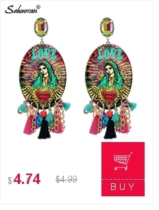Sehuoran OOrbellen Boho серьги-подвески для женщин Aretes Brincos подвеска в виде змеи модное ювелирное изделие массивные свадебные серьги