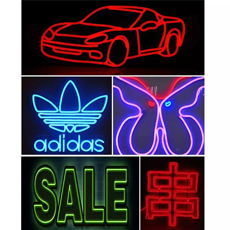 220 В Мягкие гибкие светодиодные неоновые веревки с источником питания ЕС SMD 2835 120