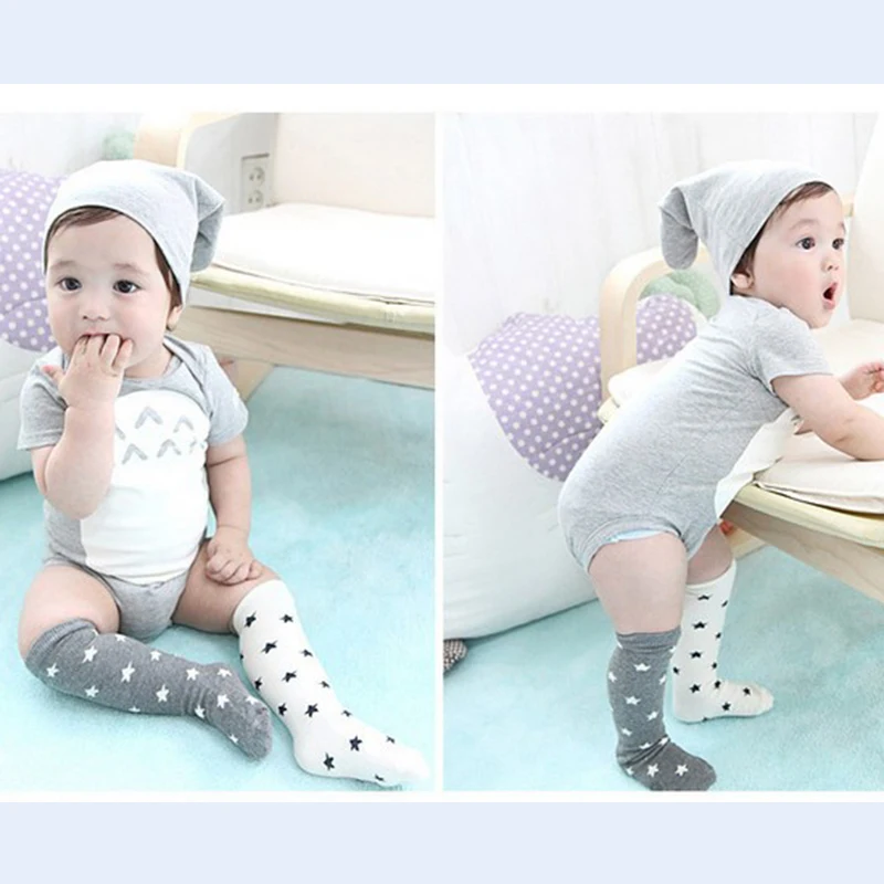 Хлопковые носки для малышей на весну и осень новорожденных девочек детские до