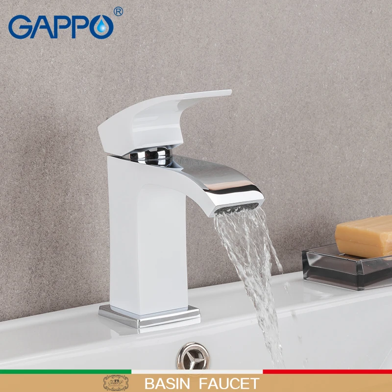 

Gappo Basin Faucets Waterfall Water Taps Mixer Bathroom Sink Brass Torneira Cuenca Grifos Pia De Banheiro Robinet Musluk G1007-8