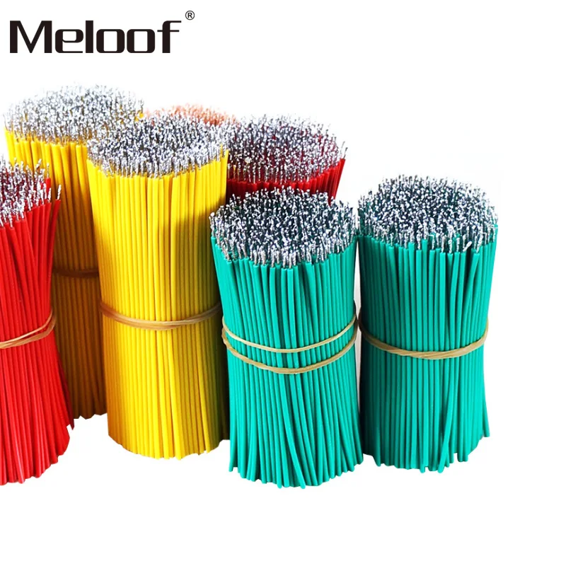 50 шт./лот Оловянная макетная плата перемычка Кабель провод 10 см 24AWG для Arduino 5