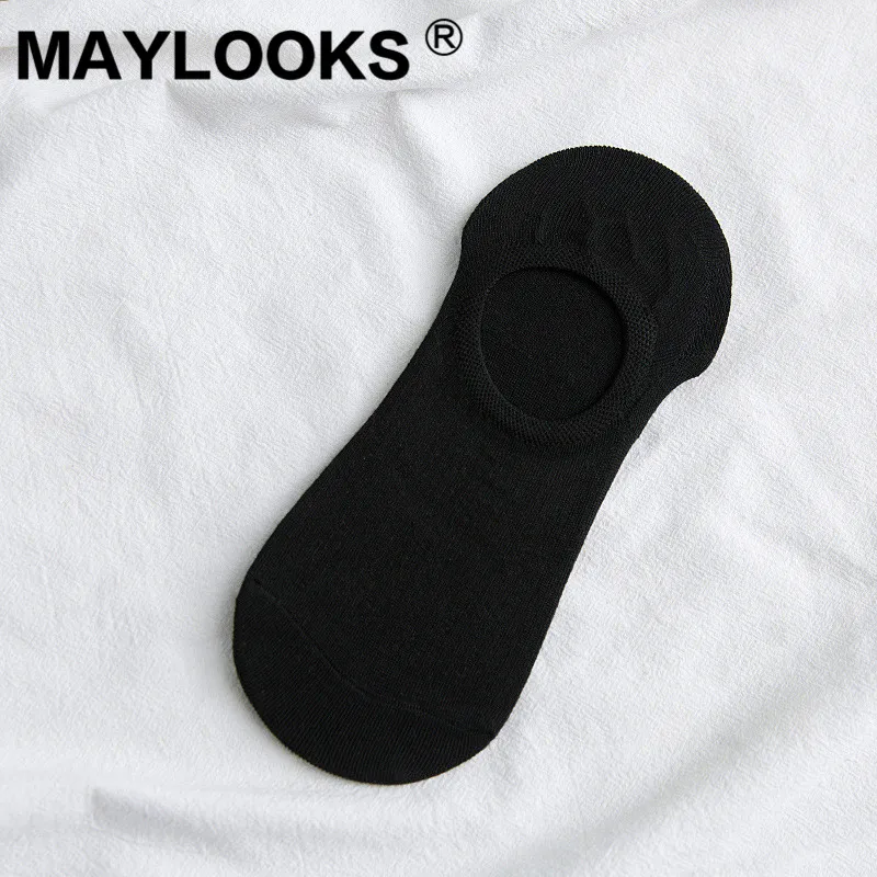 Maylooks Women's cotton retro invisible boat socks spring and summer new casual female shallow mouth W356 | Женская одежда
